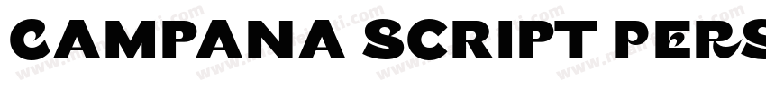 Campana Script PERSONA字体转换